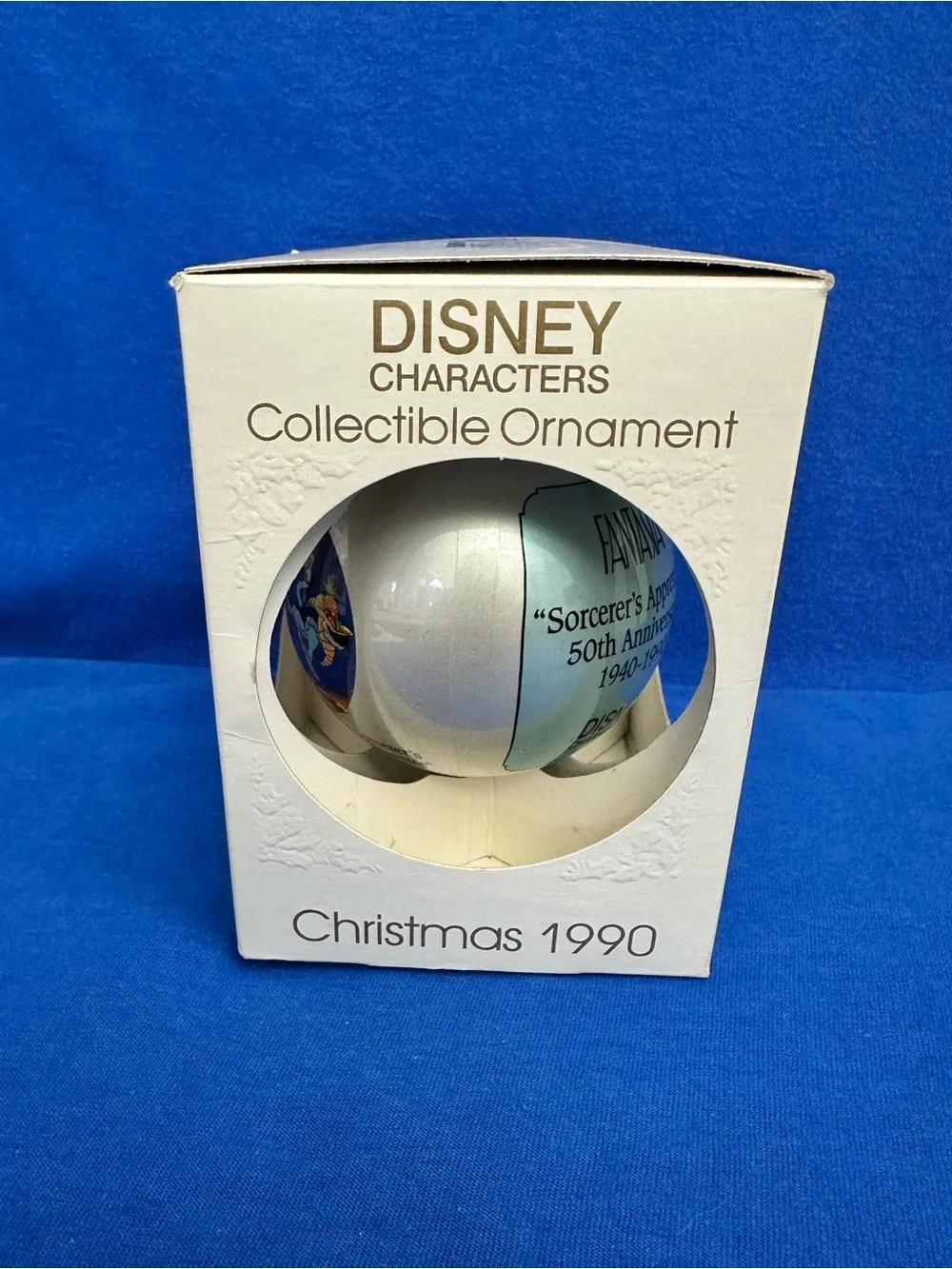 VTG Walt Disney's Fantasia Christmas Ornament Set of 2-Fantasia 50th Anniversary - Picture 3 of 15